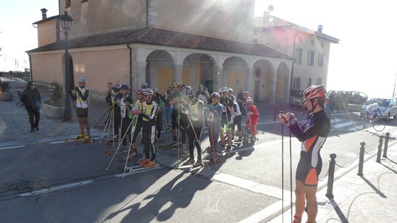 La partenza della gara