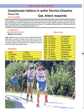 Annuario skiroll 2012