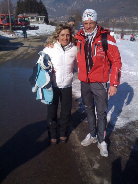 Eugenio Bianchi con Stefania Belmondo