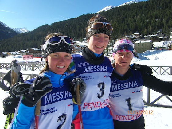 Il podio femminile