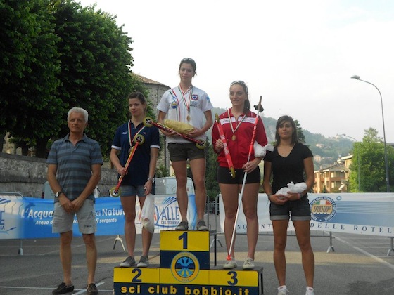 Foto di Mattia Pasquali - il podio femminile