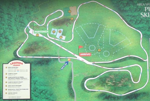 La pista di skiroll di Verrayes